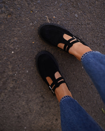 Mokasyny zamszowe NEGRO