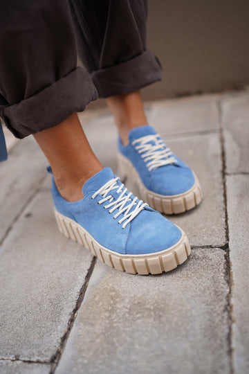 Zamszowe TRAMPKI BLUE