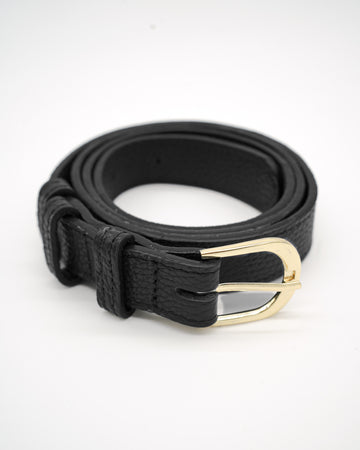 Skórzany pasek klasyczny GRANO BLACK