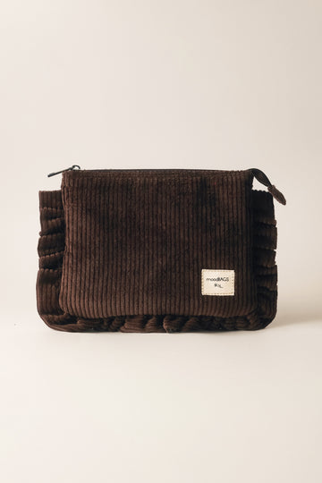 Kosmetyczka z falbanką CHOCOLATE