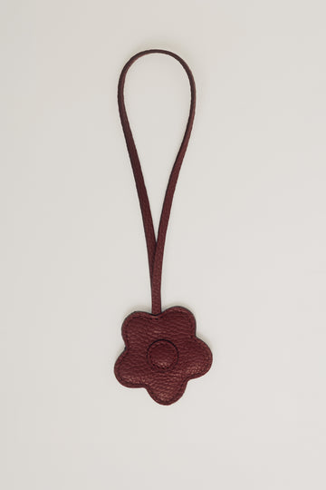 Skórzany brelok FLORES GRANO BORDO